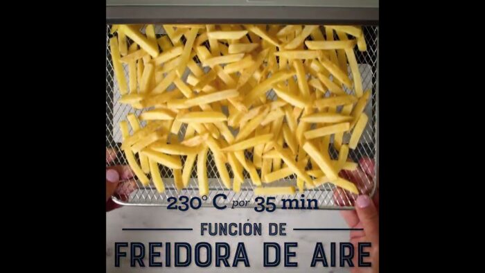 Horno Eléctrico Oster con función freidora de aire – Salchipapas