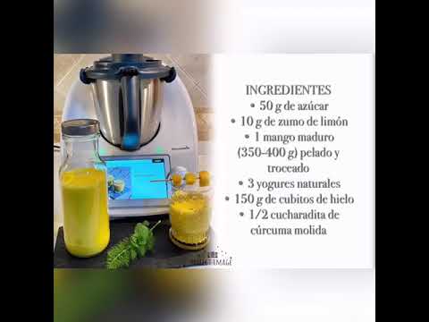 Lassi de Mango y Curcuma – India con Thermomix