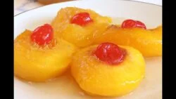 Melocotones en almíbar con Thermomix