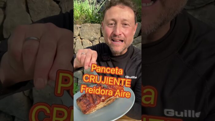 PANCETA CRUJIENTE en Freidora de Aire 👍🏻 – GUILLE RODRIGUEZ #SHORTS