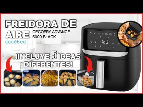 PROBAMOS la nueva FREIDORA CECOFRY ADVANCE 5000 BLACK de CECOTEC | + los TRUCOS de nuestras RECETAS
