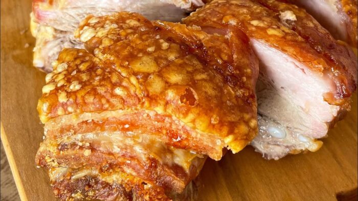 Panceta crocante: al horno y en freidora de aire