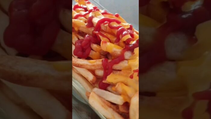 Papas fritas congeladas en Freidora de Aire #airfryer
