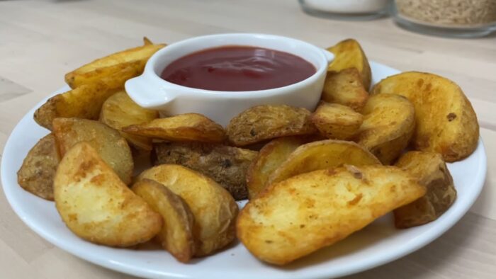 Patatas Gajos Congeladas en Freidora de Aire Cosori  🍟