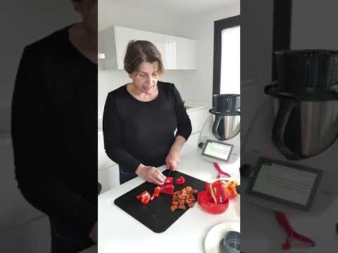 Penne a la putanesca con thermomix.