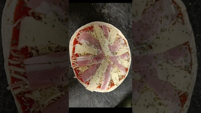 Pizza express en freidora de aire (10 minutos)