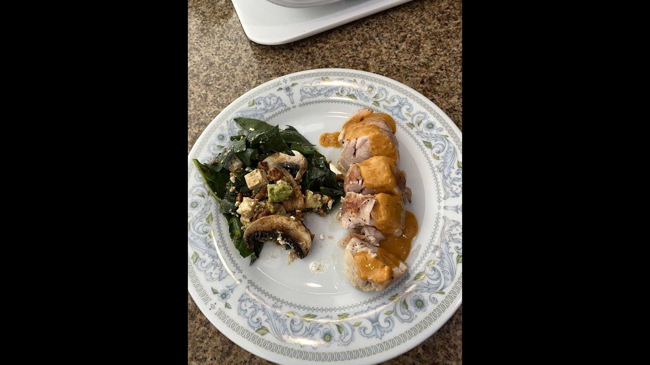 Pollo en salsa cremosa de chipotle en Thermomix recetástico