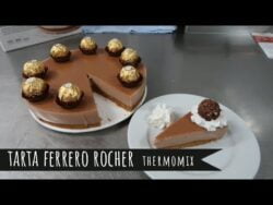Postre Navidades Tarta Ferrero Rocher con Thermomix El Rincón de Noe