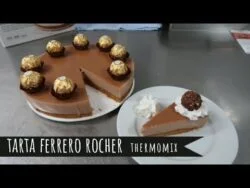 Postre Navidades Tarta Ferrero Rocher con Thermomix El Rincón de Noe