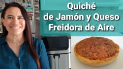 Quiché de Jamón y Queso en Freidora de Aire