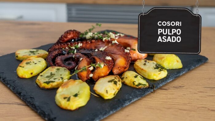 Receta – Pulpo asado en freidora de aire Cosori