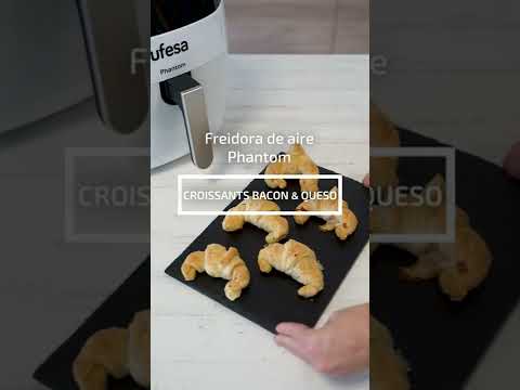 Receta de Croissant Salado con Freidora de aire Ufesa Phantom #shorts