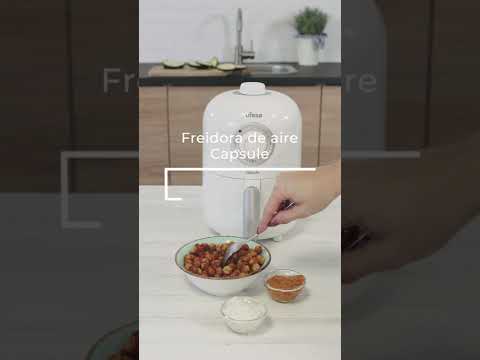 Receta de Snack de Garbanzos con Freidora de aire Ufesa Capsule #shorts