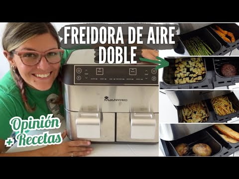 Recetas FREIDORA DE AIRE *Opinión POWER DUO MASTERPRO* Freidora Doble Sin Aceite