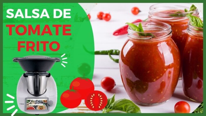 SALSA de TOMATE estilo CASERO 🍅 con THERMOMIX ✅ | Tomate FRITO ideal para PASTA🍝 👌| RECETA FÁCIL