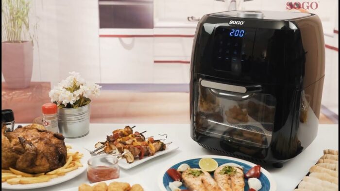 SOGO FRE-SS-10465 | FREIDORA DE AIRE + HORNO 10L | AIRFRYER + OVEN 10L 1800W