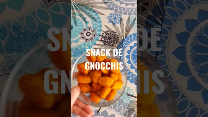 Snack de gnocchis en freidora de aire