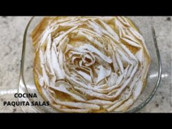TARTA FLOR DE MASA FILO con thermomix/TARTA FLOR COCINA FACIL/COCINA PAQUITA SALAS