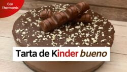 TARTA de KINDER BUENO | Con Thermomix