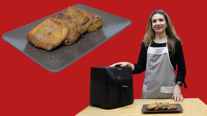 ✅TORRIJAS en freidora de aire ¡ESPECTACULARES! 🤩🤩🤩 / Deliciosas y jugosas😋 / Torrijas AIR FRYER