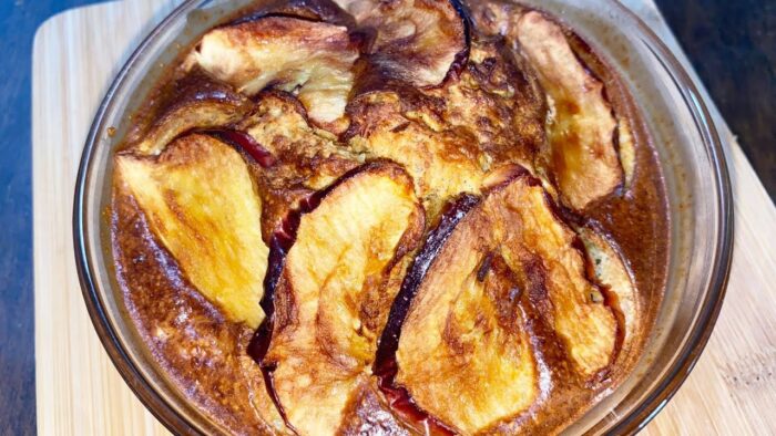 Torta de Manzana en Freidora de aire #shorts