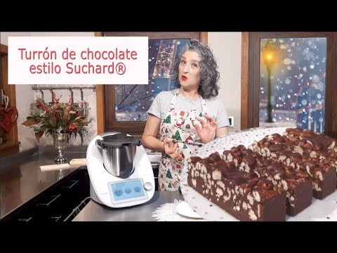 Turrón de chocolate estilo Suchard® con Thermomix®