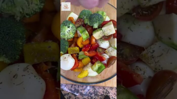 Verduras en la freidora de aire muy saludables y buenísimas. Airfryer #shorts  #cortos