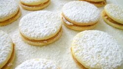 Alfajores de mandioca, receta para celíacos