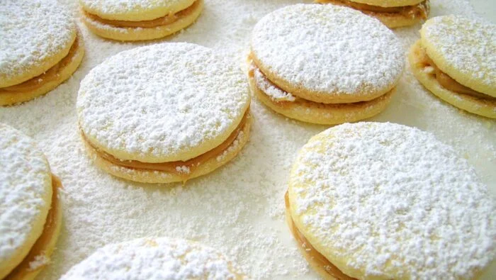 Alfajores de mandioca, receta para celíacos