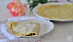 Crepes de vainilla