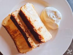 Flan de queso manchego