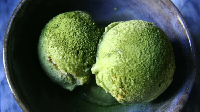 Helado veraniego de acederas