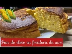 tienes freidora de aire haz este rico PAN DE MAIZ