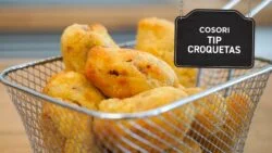 ¿Croquetas en freidora de aire Cosori? Más crujientes, deliciosas y sin grasa.