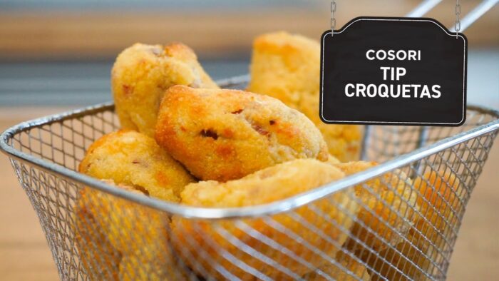 ¿Croquetas en freidora de aire Cosori? Más crujientes, deliciosas y sin grasa.