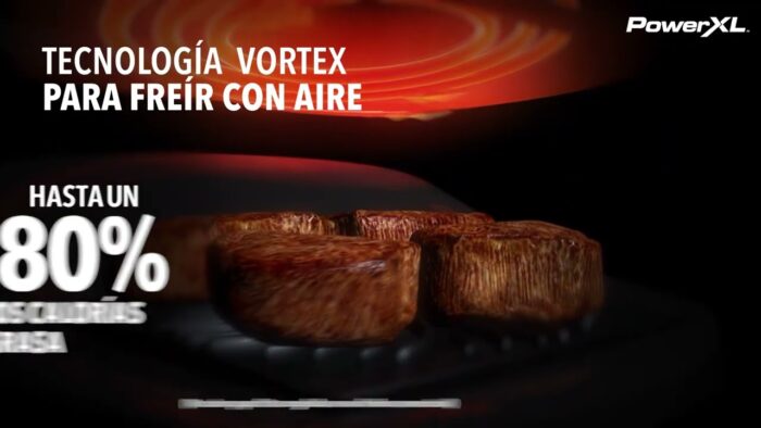 Freidora de aire PowerXL digital 12 en 1 y parrilla gran capacidad 5.7L