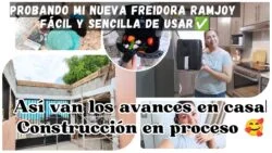 AVANCES de la CONSTRUCCIÓN en CASA|Muy Emocionada|NUEVA FREIDORA de Aire RAMJOY|COMO FUNCIONA FÁCIL