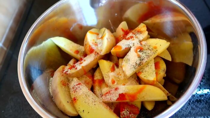Air Fryer Patatas Gajo Sin Aceite en Freidora De Aire @LACHEFNAYELI