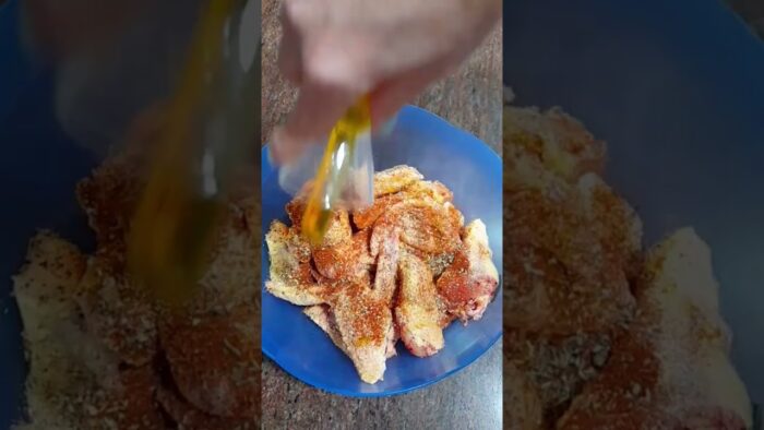 Alitas de pollo // freidora de aire
