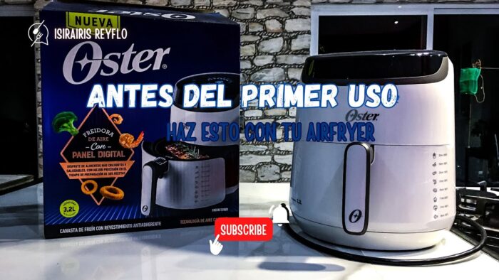 Así es como debes de curar tu Freidora de Aire antes del primer uso