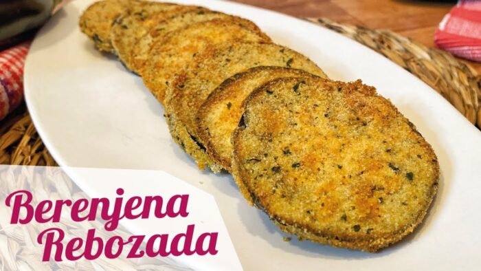BERENJENA REBOZADA EN FREIDORA DE AIRE 🍆 Crujiente y con miel 🍯