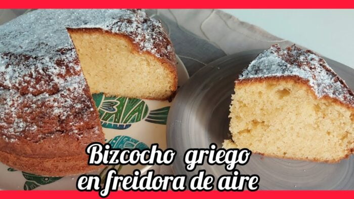 😱 Bizcocho de yogur griego en freidora de aire / Recetas Cecofry #bizcocho #freidoradeaire #cecofry