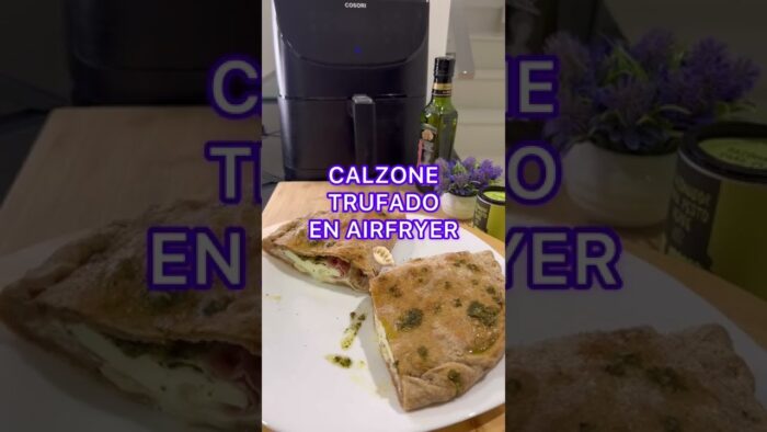 CALZONE TRUFADO en freidora de aire 🥟 air fryer