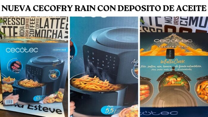 CECOFRY RAIN 👌UNBOXING DE ESTA NUEVA FREIDORA DE AIRE CON DEPOSITO PARA ACEITE Y AGUA!! UNA PASADA!!