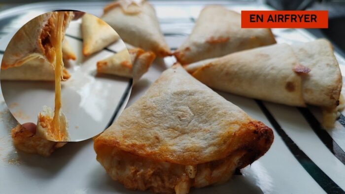 CENA RAPIDA en FREIDORA DE AIRE|| ‼️Conos rellenos‼️