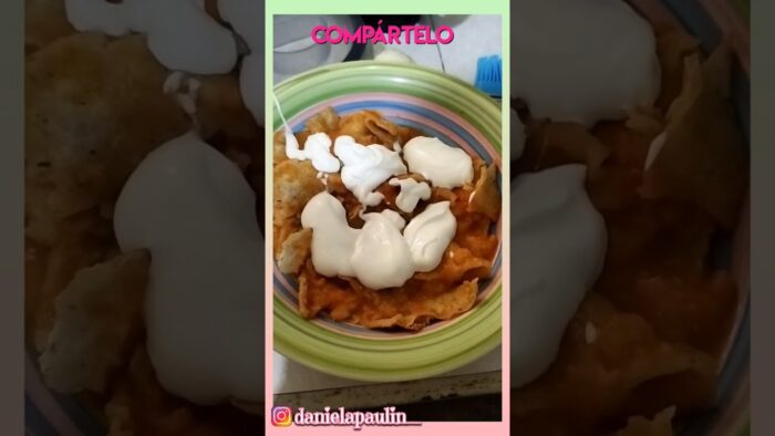 CHILAQUILES EN FREIDORA DE AIRE / TOTOPOS #recetas #freidoradeaire #chilaquiles #receta #almuerzos