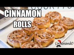 CINNAMON ROLLS O ROLLITOS DE CANELA CON THERMOMIX