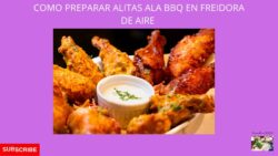 COMO PREPARAR ALITAS ALA BBQ EN FREIDORA DE AIRE 😋😋😋