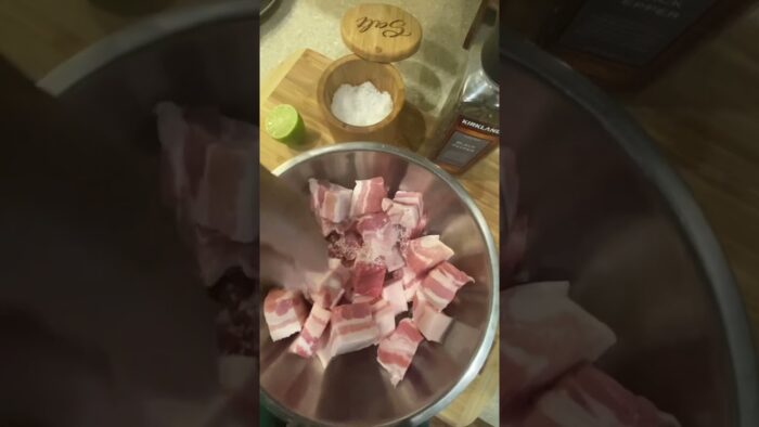 Chicharrón 🐖en freidora de aire …..
