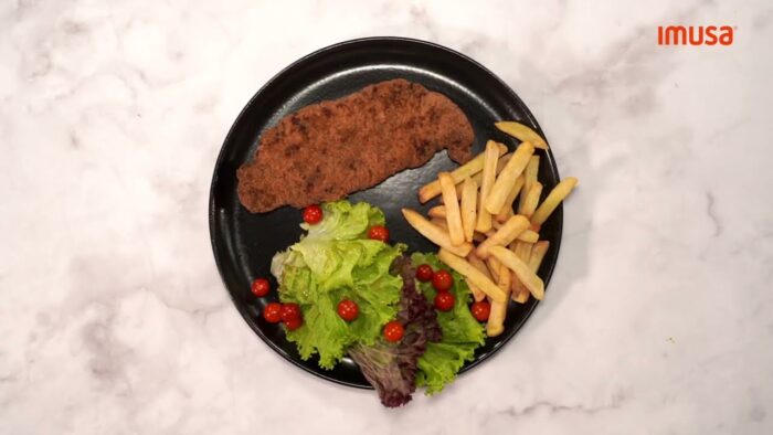 Chuleta valluna en la freidora de aire Easy Fry & Grill IMUSA